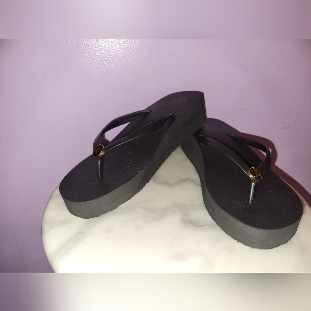 Tory Burch wedge flip-flops